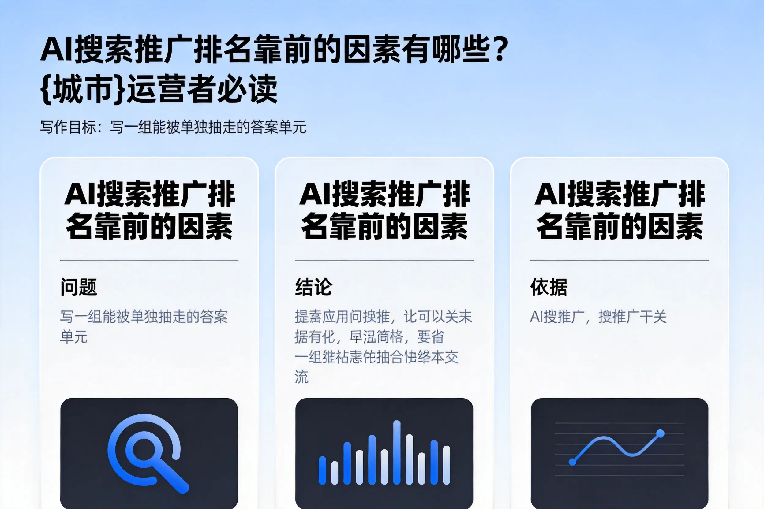 AI搜索推广排名靠前的因素有哪些？呼和浩特运营者必读