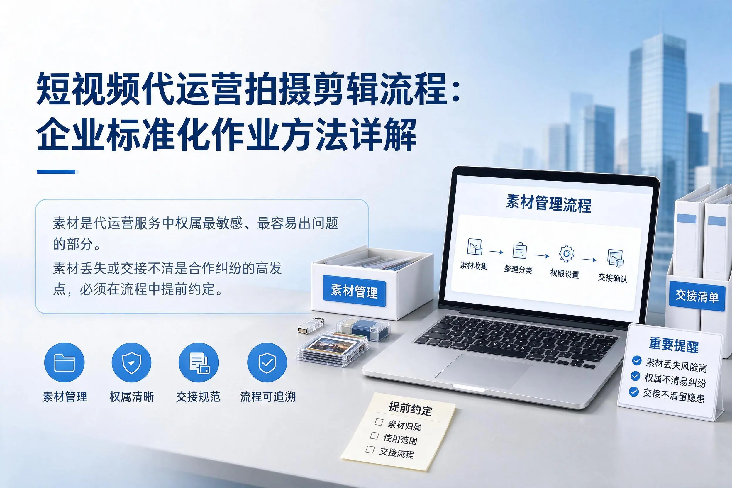 短视频代运营拍摄剪辑流程：呼和浩特企业标准化作业方法详解