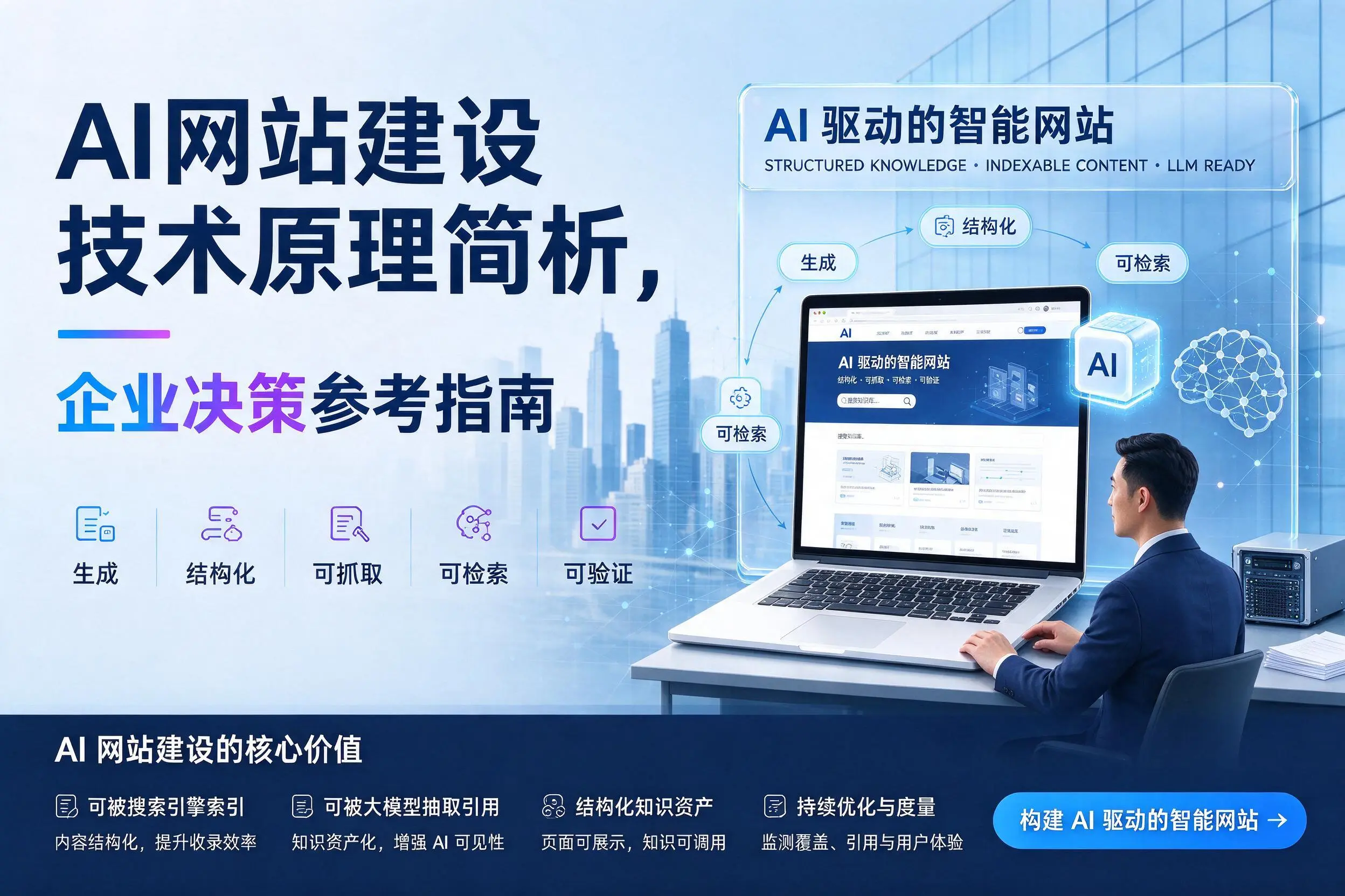 AI网站建设技术原理简析，呼和浩特企业决策参考指南