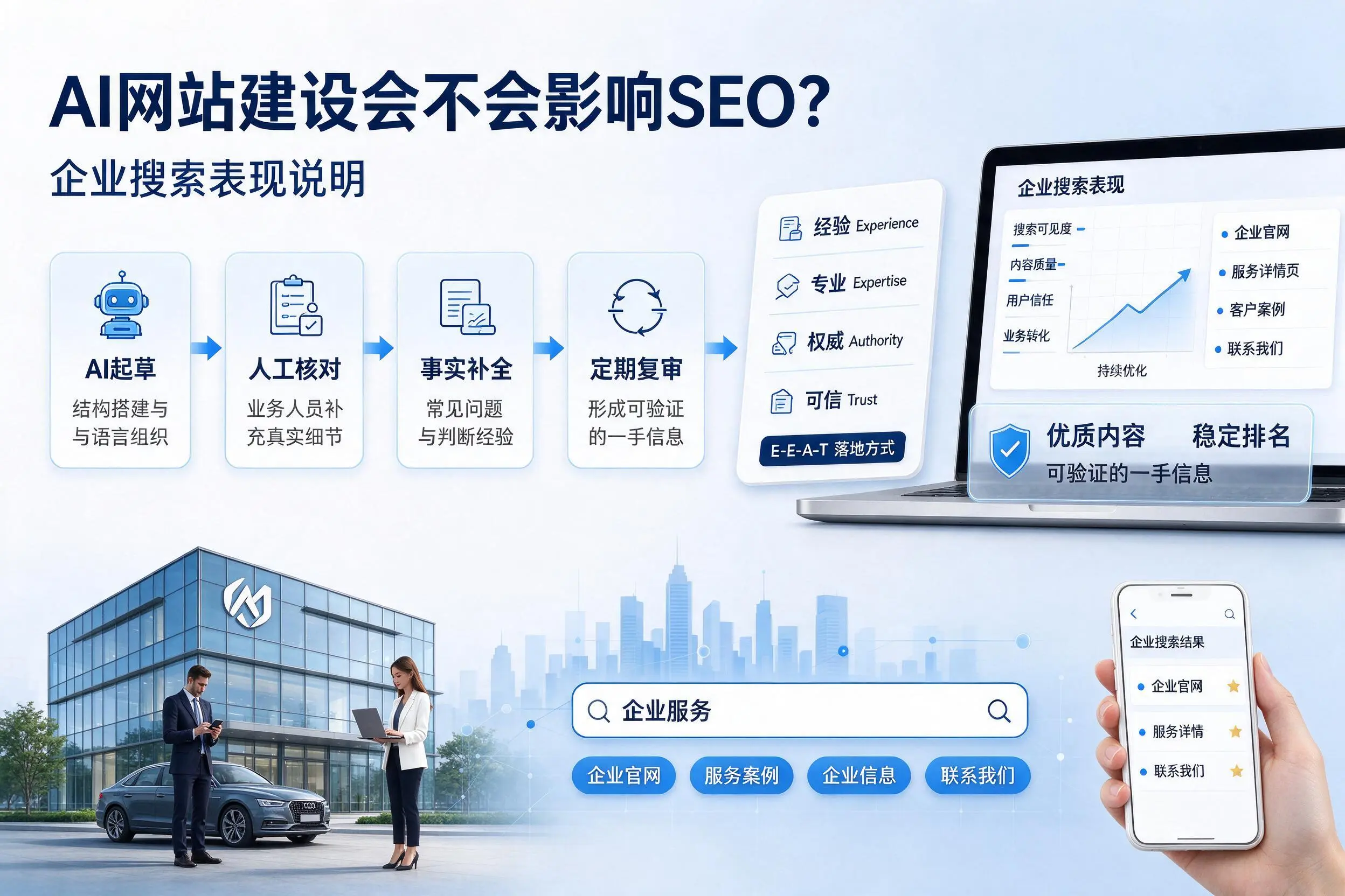 AI网站建设会不会影响SEO?呼和浩特企业搜索表现说明