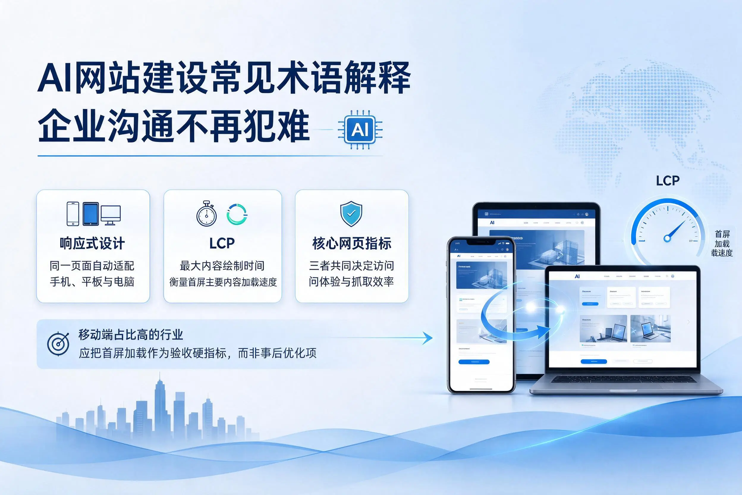 AI网站建设常见术语解释，呼和浩特企业沟通不再犯难