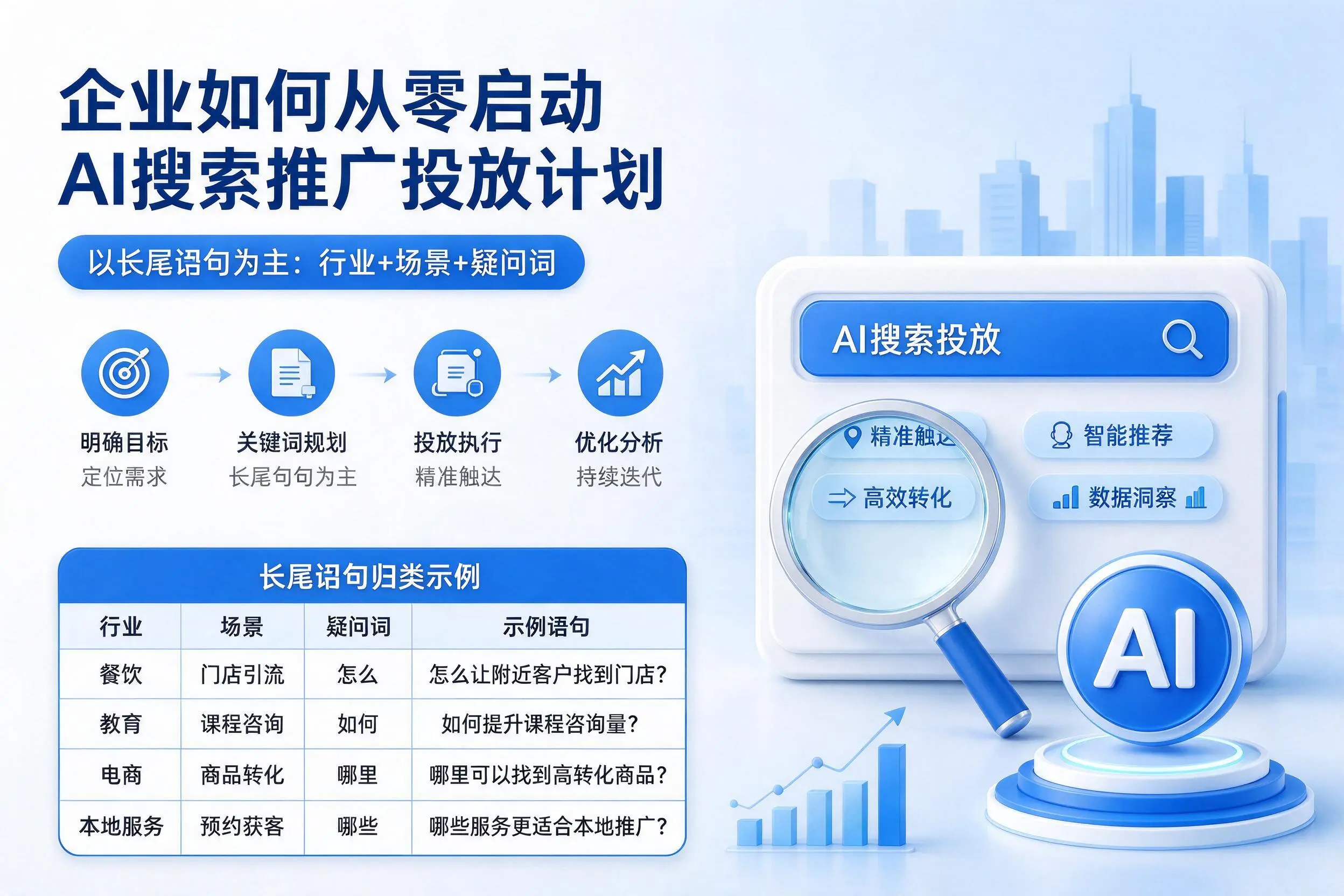 呼和浩特企业如何从零启动AI搜索推广投放计划